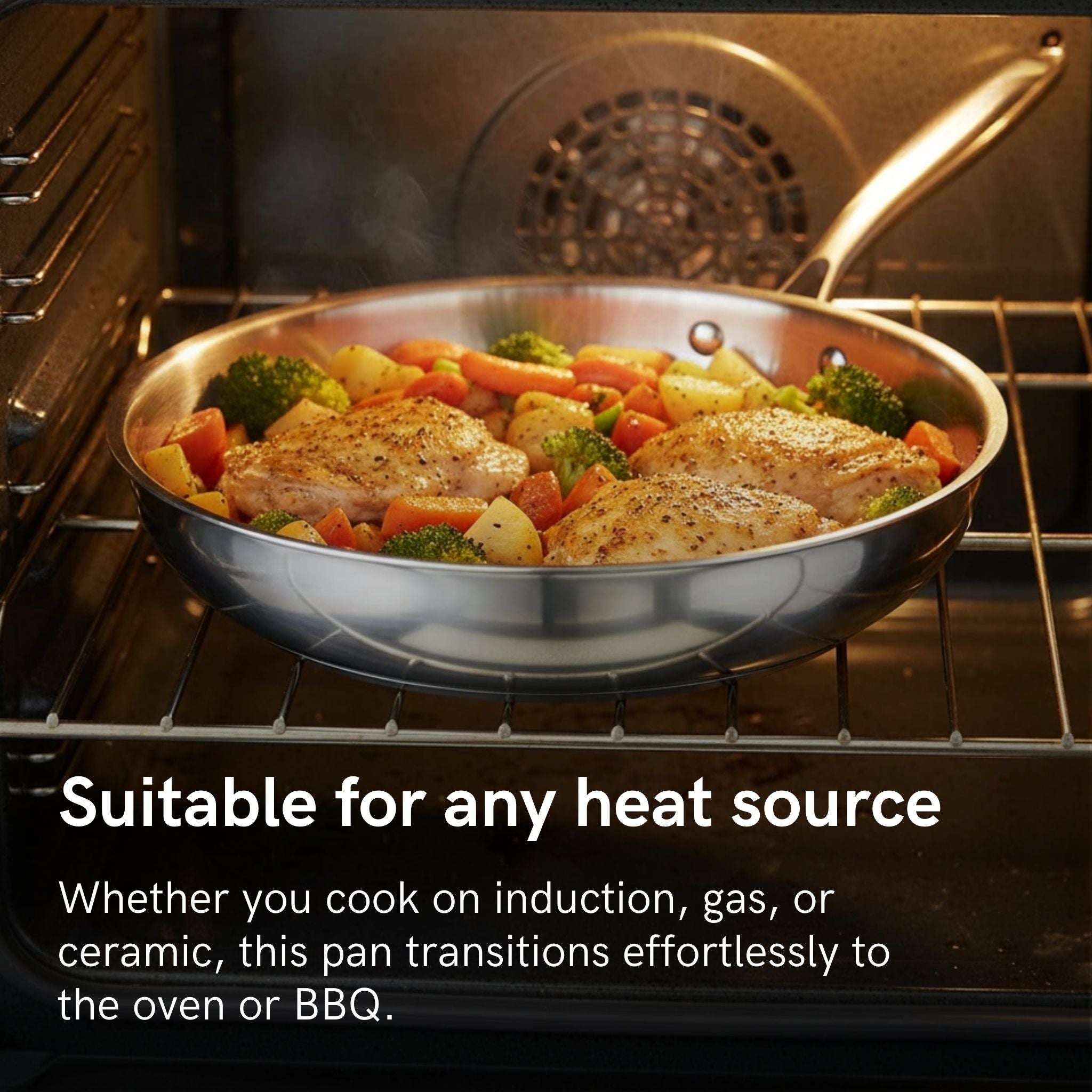 Ashcroft Titanium Sauté Pan — Dual Handle